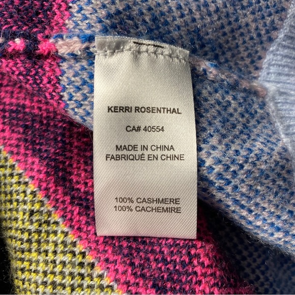 NWOT Anthro Kerri Rosenthal Multi Media Long Cashmere Cardigan - Picture 5 of 5